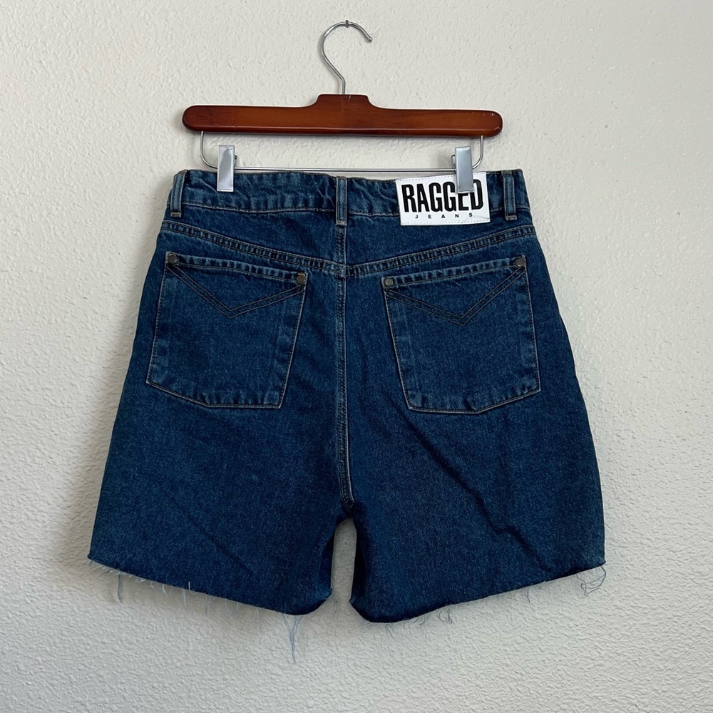 Ragged 100% cotton denim cut off shorts